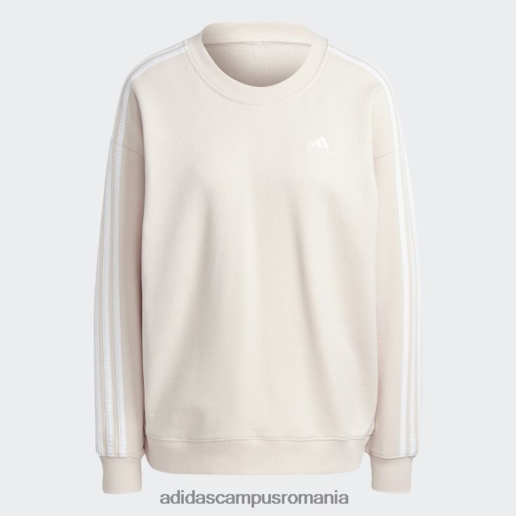 adidas campus romania hanorac cu 3 dungi cuarț femei cuarț/alb J266N29259