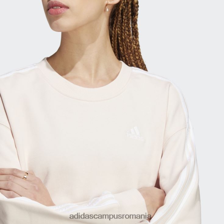 adidas campus romania hanorac cu 3 dungi cuarț femei cuarț/alb J266N29259