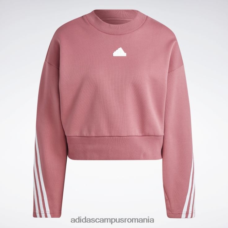 adidas campus romania hanorac cu 3 dungi pictograme viitoare roz femei roz J266N22404