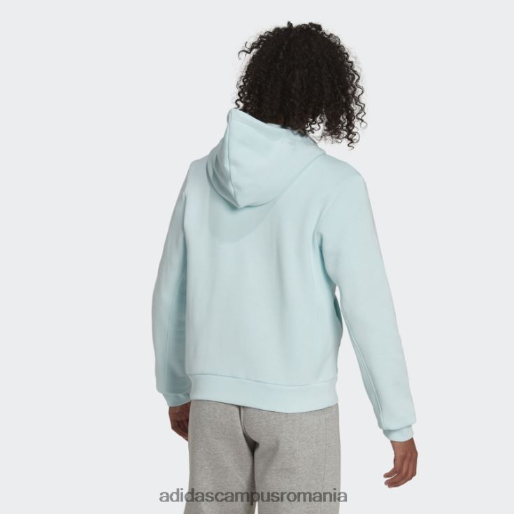 adidas campus romania hanorac cu fermoar complet din fleece all szn albastru adidas femei albastru J266N210554
