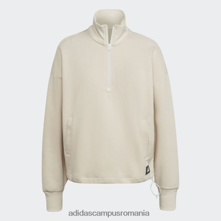 adidas campus romania hanorac cu fermoar sfert nevopsit cu icoane viitoare femei nevopsit J266N210534