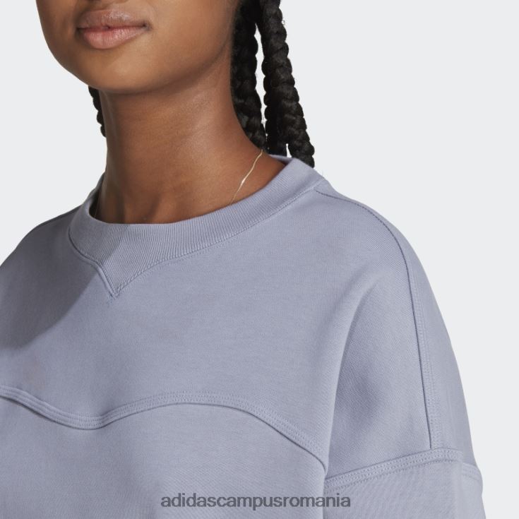 adidas campus romania hanorac din fleece lounge violet argintiu femei violet argintiu J266N29034