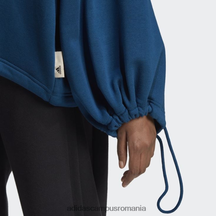 adidas campus romania hanorac din fleece marine studio lounge femei marin J266N22783