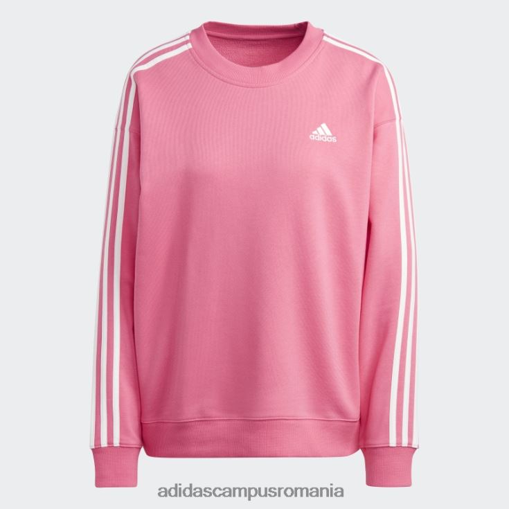 adidas campus romania hanorac essentials cu 3 dungi magenta femei magenta/alb J266N29919