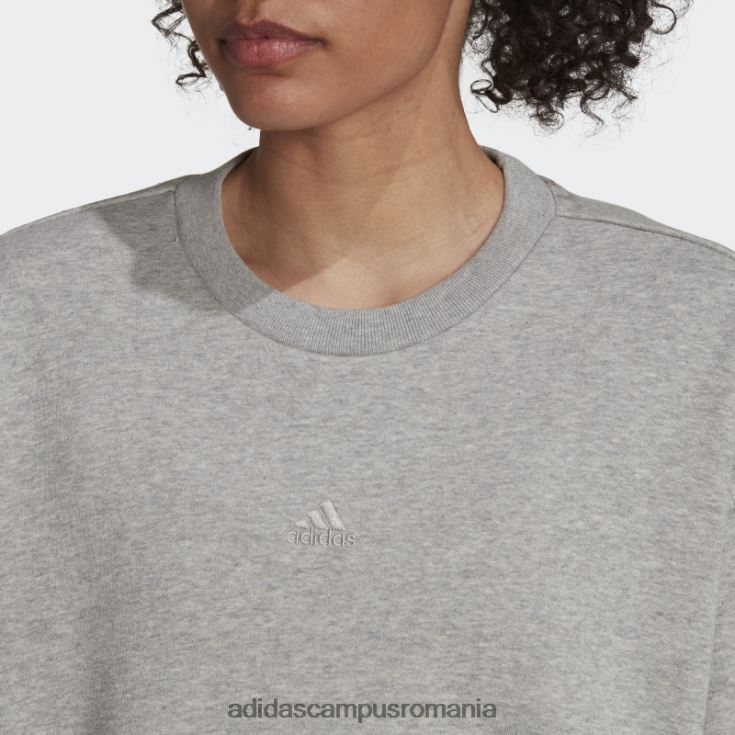 adidas campus romania hanorac gri mediu all szn fleece femei gri mediu J266N216702