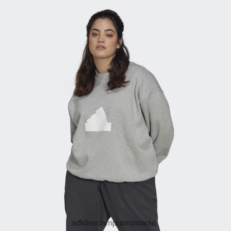 adidas campus romania hanorac gri mediu (mărime plus) femei gri mediu J266N22536