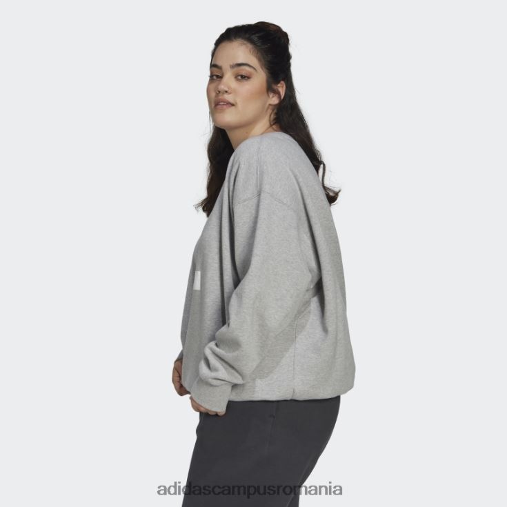 adidas campus romania hanorac gri mediu (mărime plus) femei gri mediu J266N22536