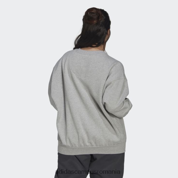 adidas campus romania hanorac gri mediu (mărime plus) femei gri mediu J266N22536