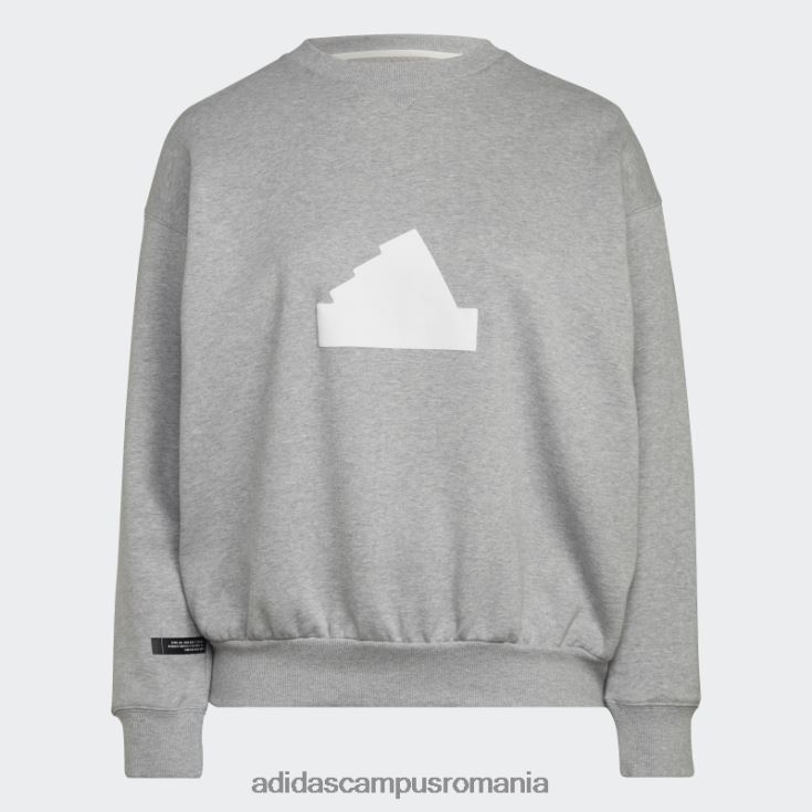 adidas campus romania hanorac gri mediu (mărime plus) femei gri mediu J266N22536