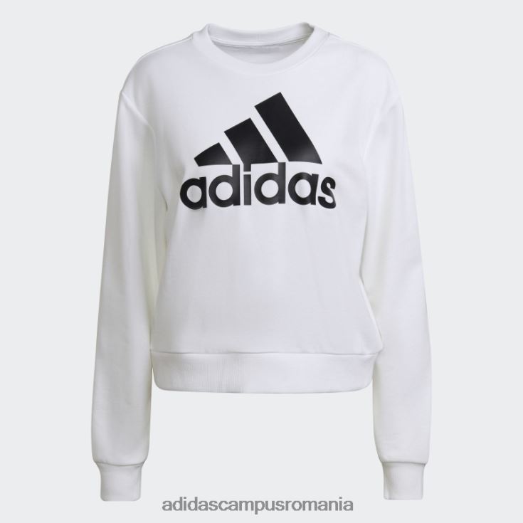 adidas campus romania hanorac largi cu logo essentials alb femei alb negru J266N28984