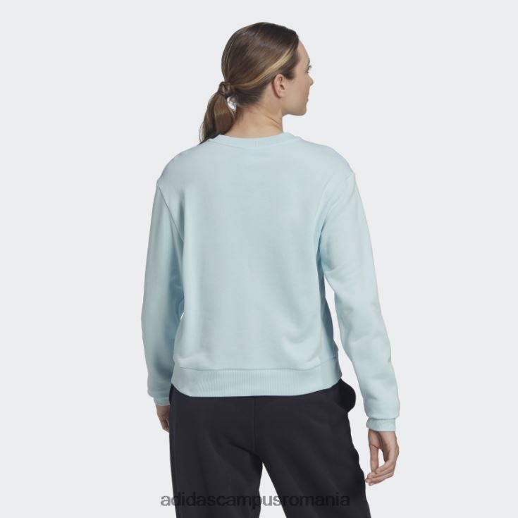 adidas campus romania hanorac largi cu logo essentials albastru femei albastru alb J266N210537