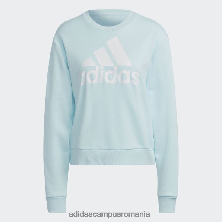 adidas campus romania hanorac largi cu logo essentials albastru femei albastru alb J266N210537