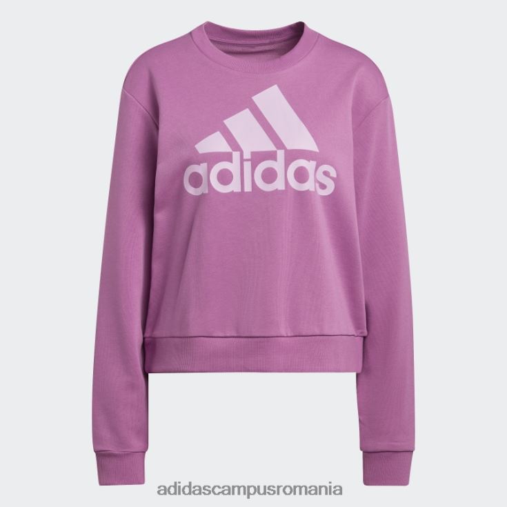 adidas campus romania hanorac largi cu logo lilac essentials femei liliac J266N210102