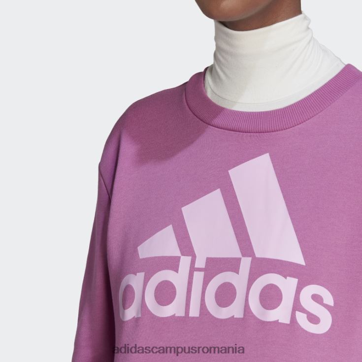 adidas campus romania hanorac largi cu logo lilac essentials femei liliac J266N210102
