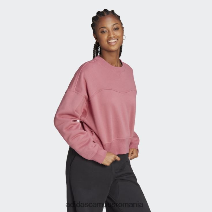 adidas campus romania hanorac lounge fleece roz adidas femei roz J266N29162