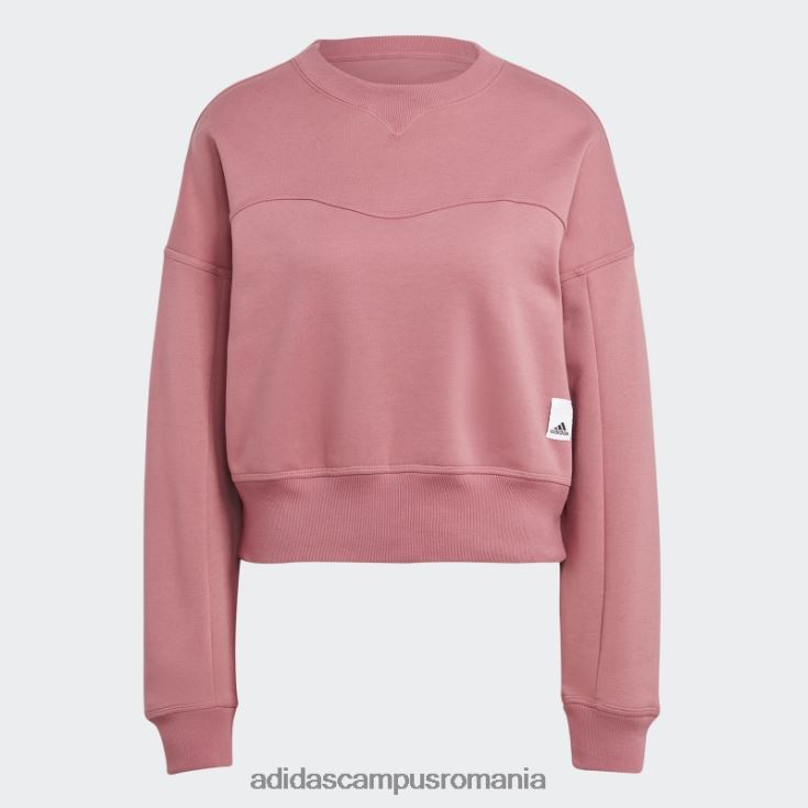 adidas campus romania hanorac lounge fleece roz adidas femei roz J266N29162