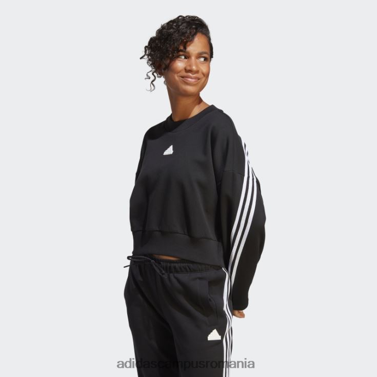 adidas campus romania hanorac negru adidas cu 3 dungi future icons femei negru J266N216806