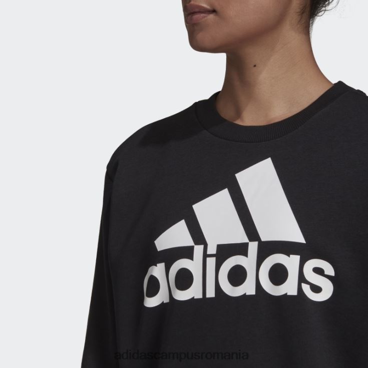 adidas campus romania hanorac negru cu logo adidas femei alb negru J266N23759