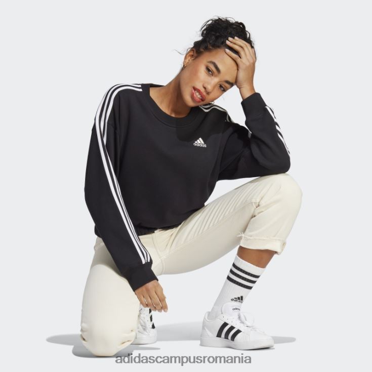 adidas campus romania hanorac negru cu trei dungi adidas femei alb negru J266N216827