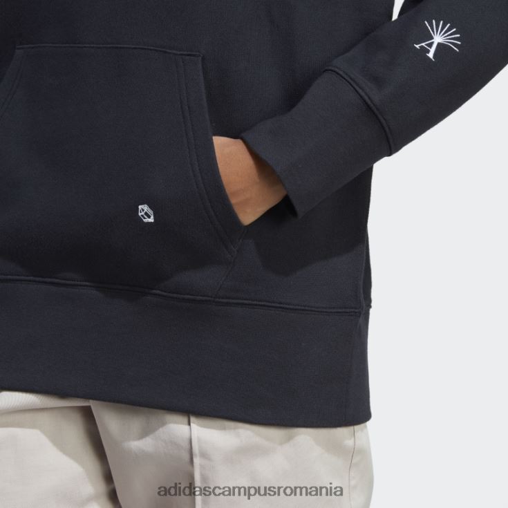 adidas campus romania hanorac negru relaxat, cu grafică inspirată de cristale vindecătoare femei alb negru J266N28980