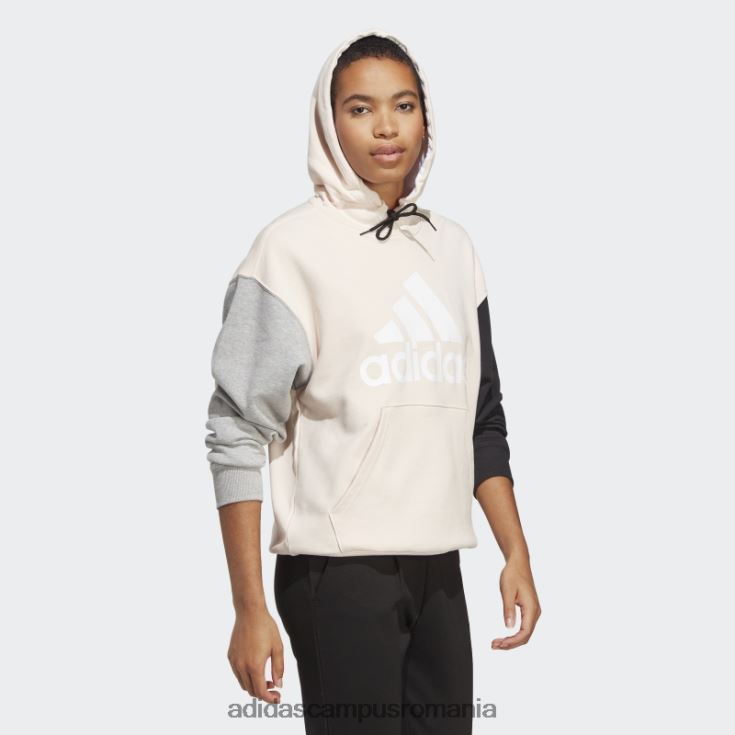 adidas campus romania hanorac oversized french terry cu logo mare cuarț adidas femei cuarț/alb/negru/gri J266N216404