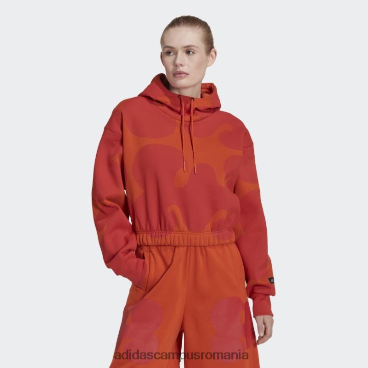 adidas campus romania hanorac portocaliu marimekko crop adidas femei portocale J266N210617