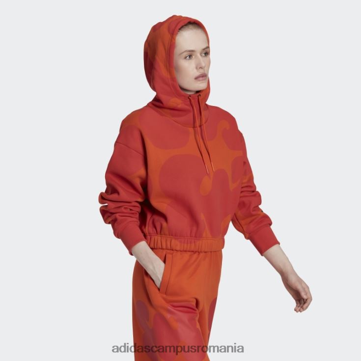 adidas campus romania hanorac portocaliu marimekko crop adidas femei portocale J266N210617
