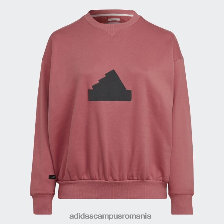 adidas campus romania hanorac roșu (plus mărime) femei roșu J266N22561