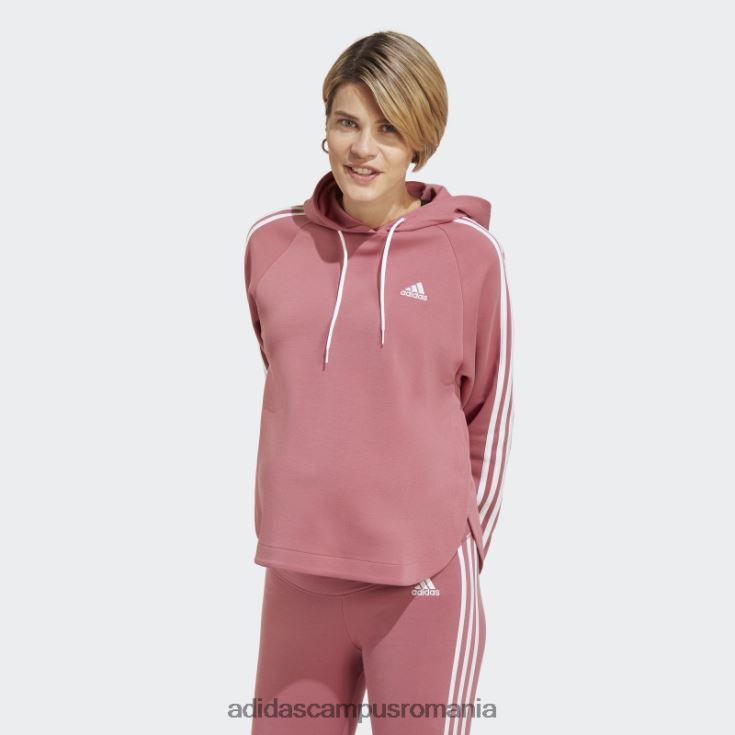 adidas campus romania hanorac roz de maternitate peste cap femei roz/alb J266N29364