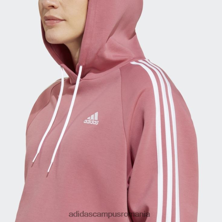 adidas campus romania hanorac roz de maternitate peste cap femei roz/alb J266N29364