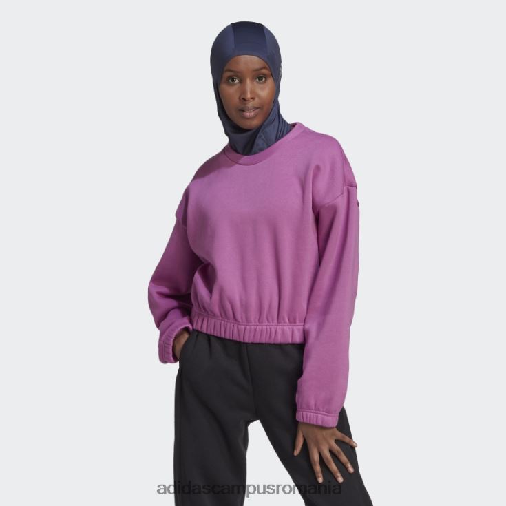 adidas campus romania hanorac studio lounge loose fit lila femei liliac J266N210748