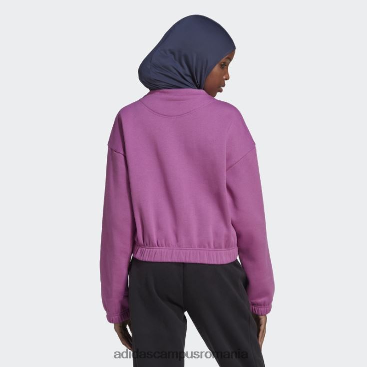 adidas campus romania hanorac studio lounge loose fit lila femei liliac J266N210748