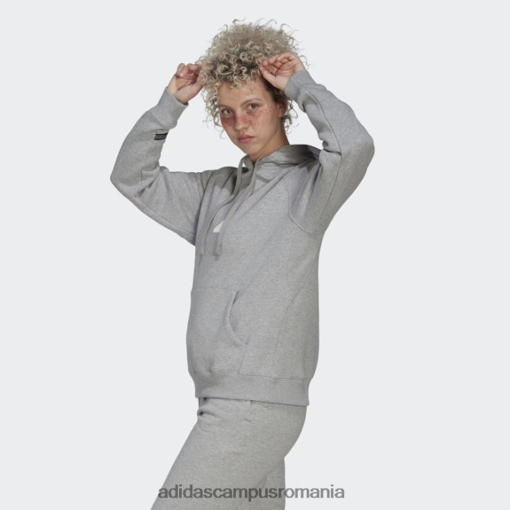 adidas campus romania hanorac supradimensionat cu glugă gri mediu adidas femei gri mediu J266N22634