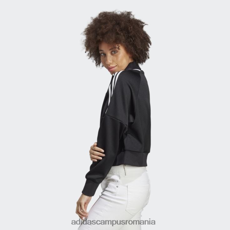 adidas campus romania hanorac track alb femei alb negru J266N216488