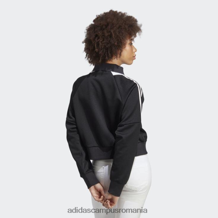 adidas campus romania hanorac track alb femei alb negru J266N216488