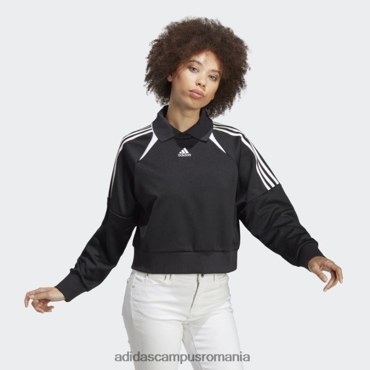 adidas campus romania hanorac track alb femei alb negru J266N216488
