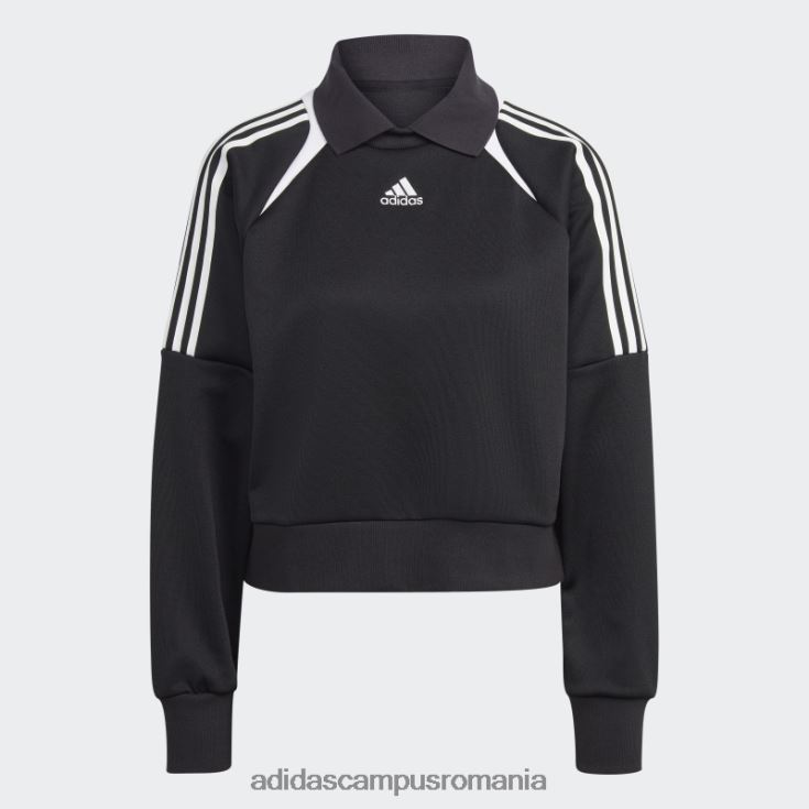 adidas campus romania hanorac track alb femei alb negru J266N216488