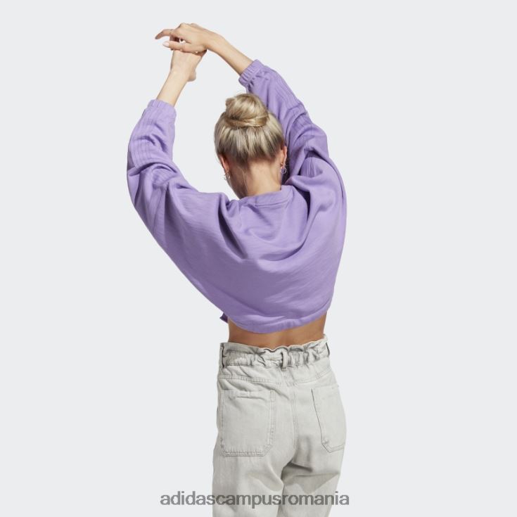 adidas campus romania hanorac versatil violet dance crop femei violet J266N28831
