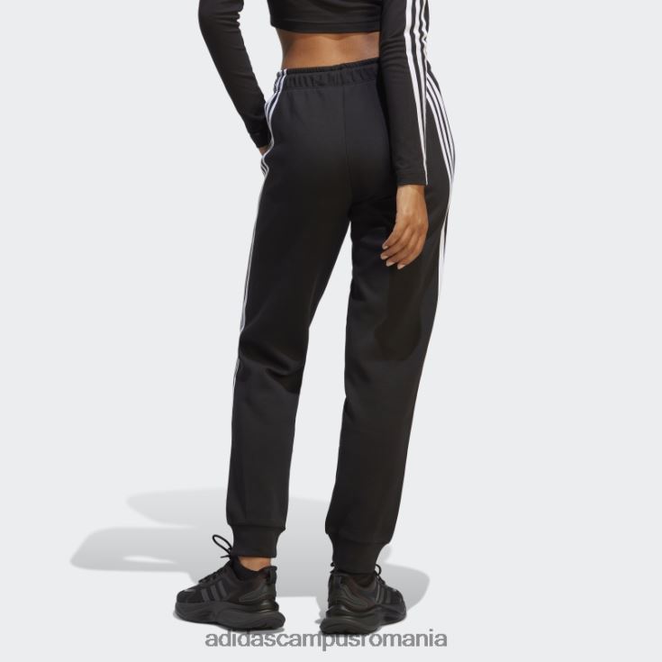 adidas campus romania icoane viitoare 3 dungi pantaloni obișnuiți negru fierbinte femei negru J266N22268