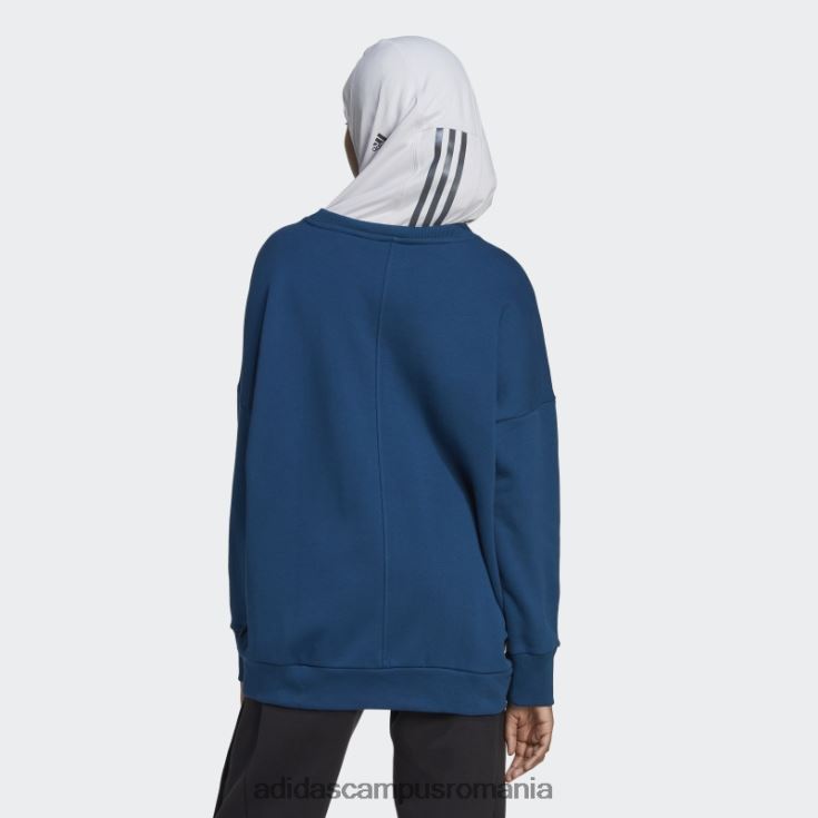 adidas campus romania icoane viitoare insignă de hanorac sport marin femei marin J266N29398
