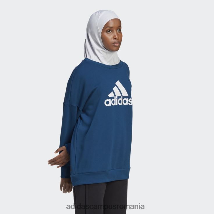 adidas campus romania icoane viitoare insignă de hanorac sport marin femei marin J266N29398