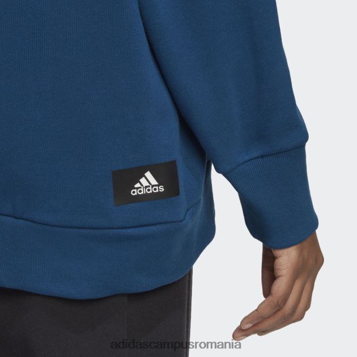 adidas campus romania icoane viitoare insignă de hanorac sport marin femei marin J266N29398