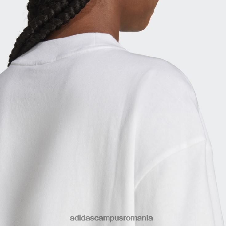 adidas campus romania icoane viitoare insignă de sport boyfriend tricou adidas alb femei alb J266N210056