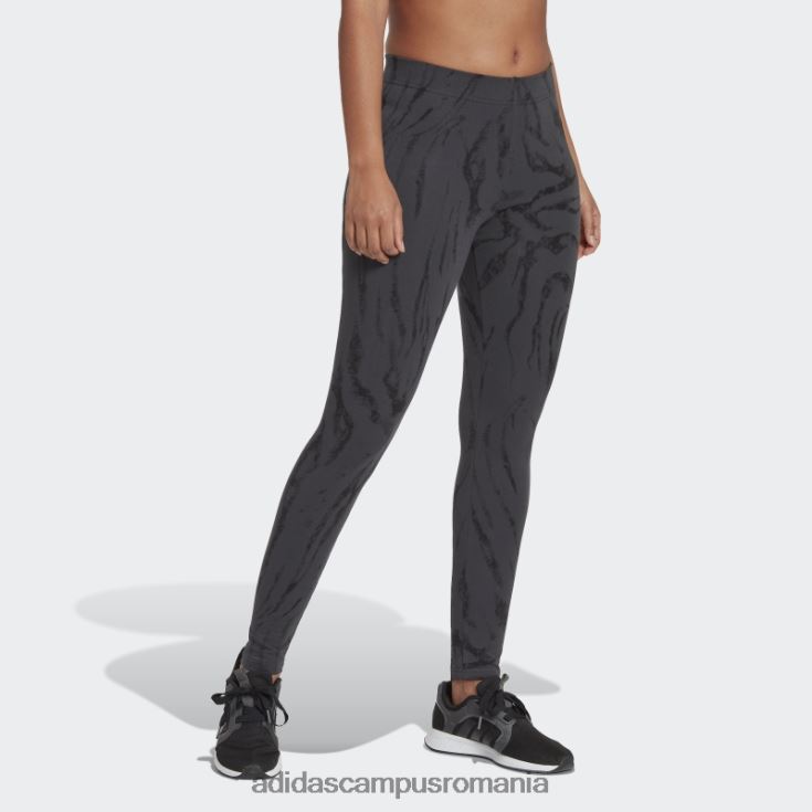 adidas campus romania icoane viitoare jambiere cu imprimeu animal carbon femei carbon J266N217527