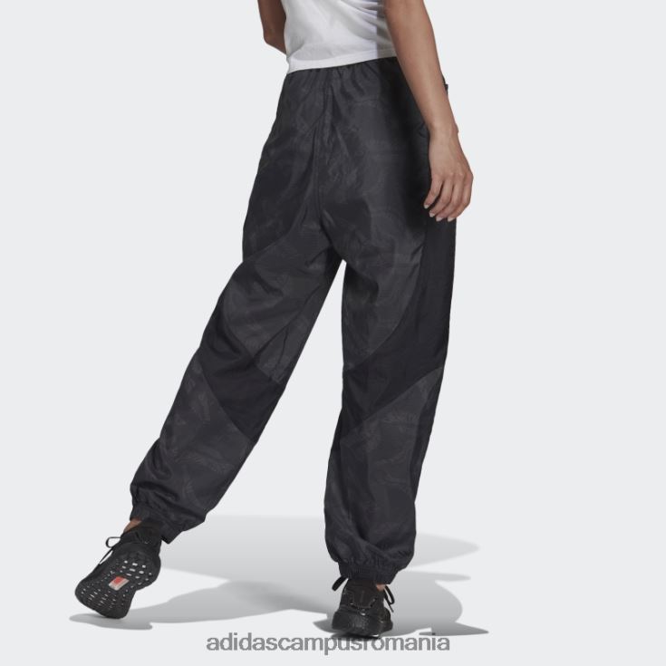 adidas campus romania imbracaminte sport neagra tesuta pantaloni usori fierbinti femei negru J266N23250
