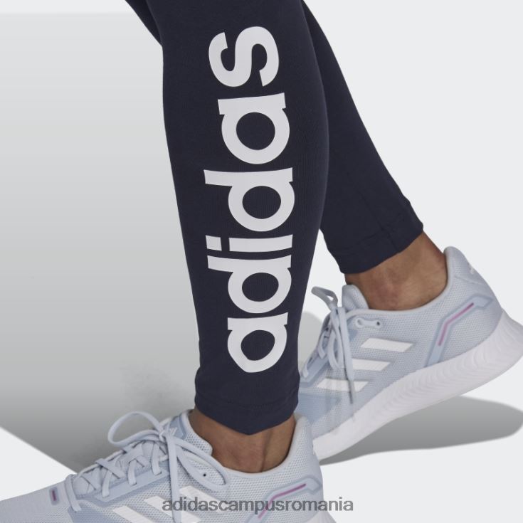 adidas campus romania ink essentials jambiere cu logo cu talie înaltă femei cerneală/alb J266N210204