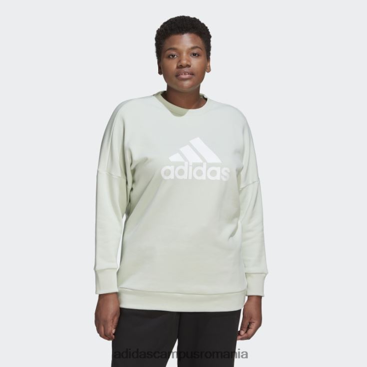 adidas campus romania insignă icoane viitoare de hanorac sport (plus mărime) verde femei verde J266N210556