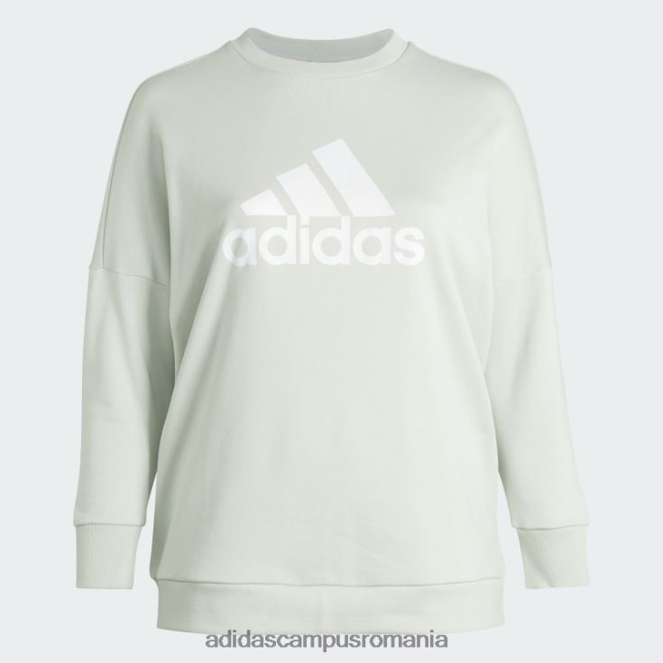 adidas campus romania insignă icoane viitoare de hanorac sport (plus mărime) verde femei verde J266N210556
