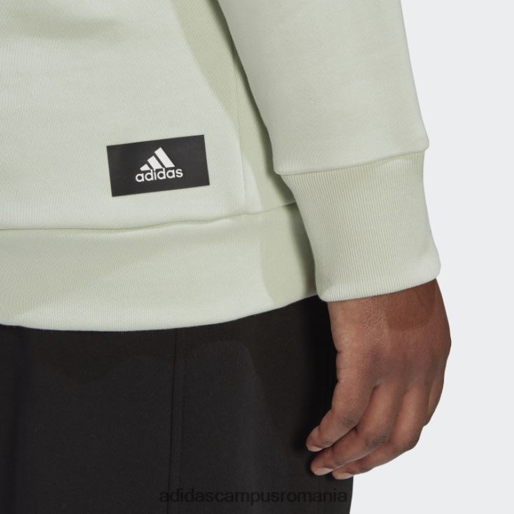 adidas campus romania insignă icoane viitoare de hanorac sport (plus mărime) verde femei verde J266N210556