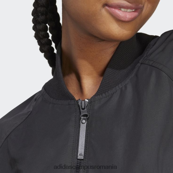 adidas campus romania jachetă bomber colectiv power neagră femei negru J266N29607